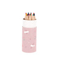Tubo 12 matite piccole colorate, Uccellini