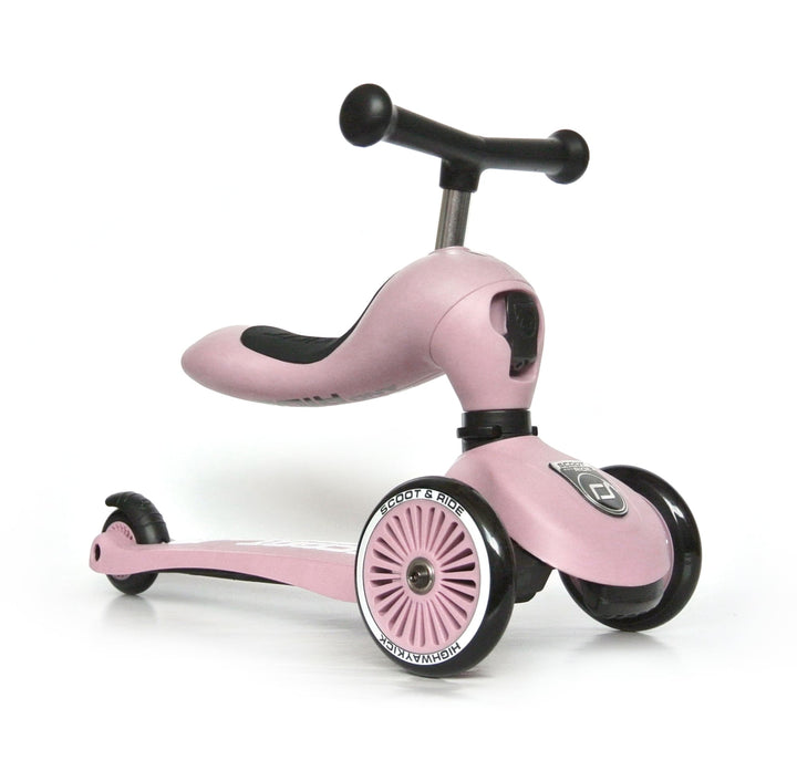 Monopattino trasformabile 2 in 1 Highwaykick 1, Rosa