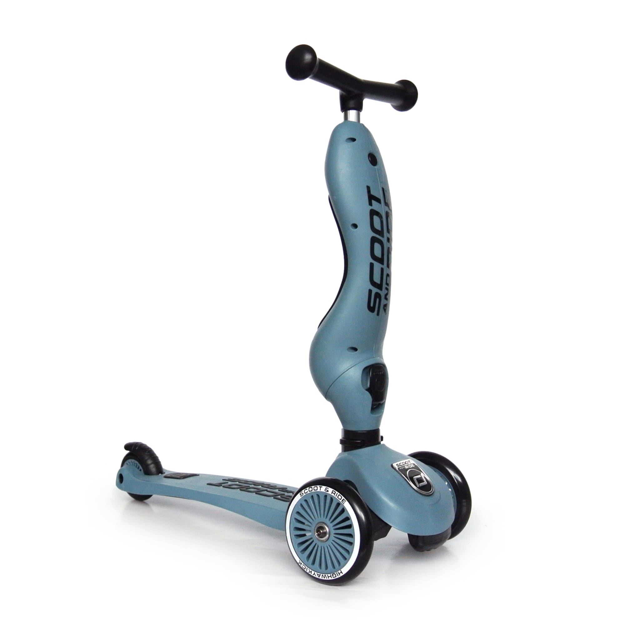 Highwaykick 1 2-in-1 Transforming Scooter, Steel Blue