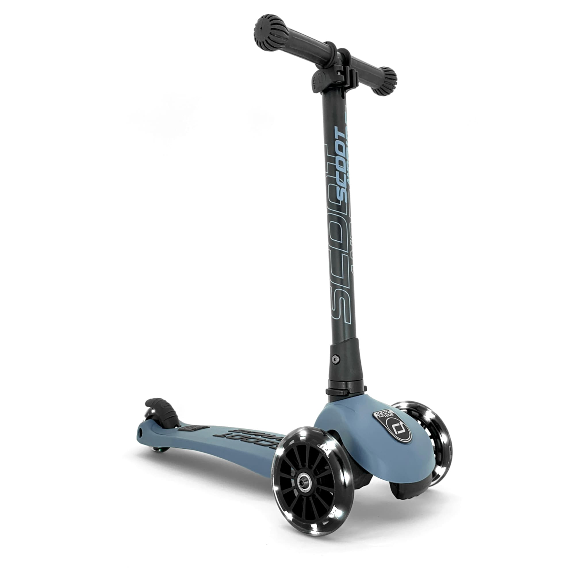 Highwaykick 3 Led folding scooter, Steel blue