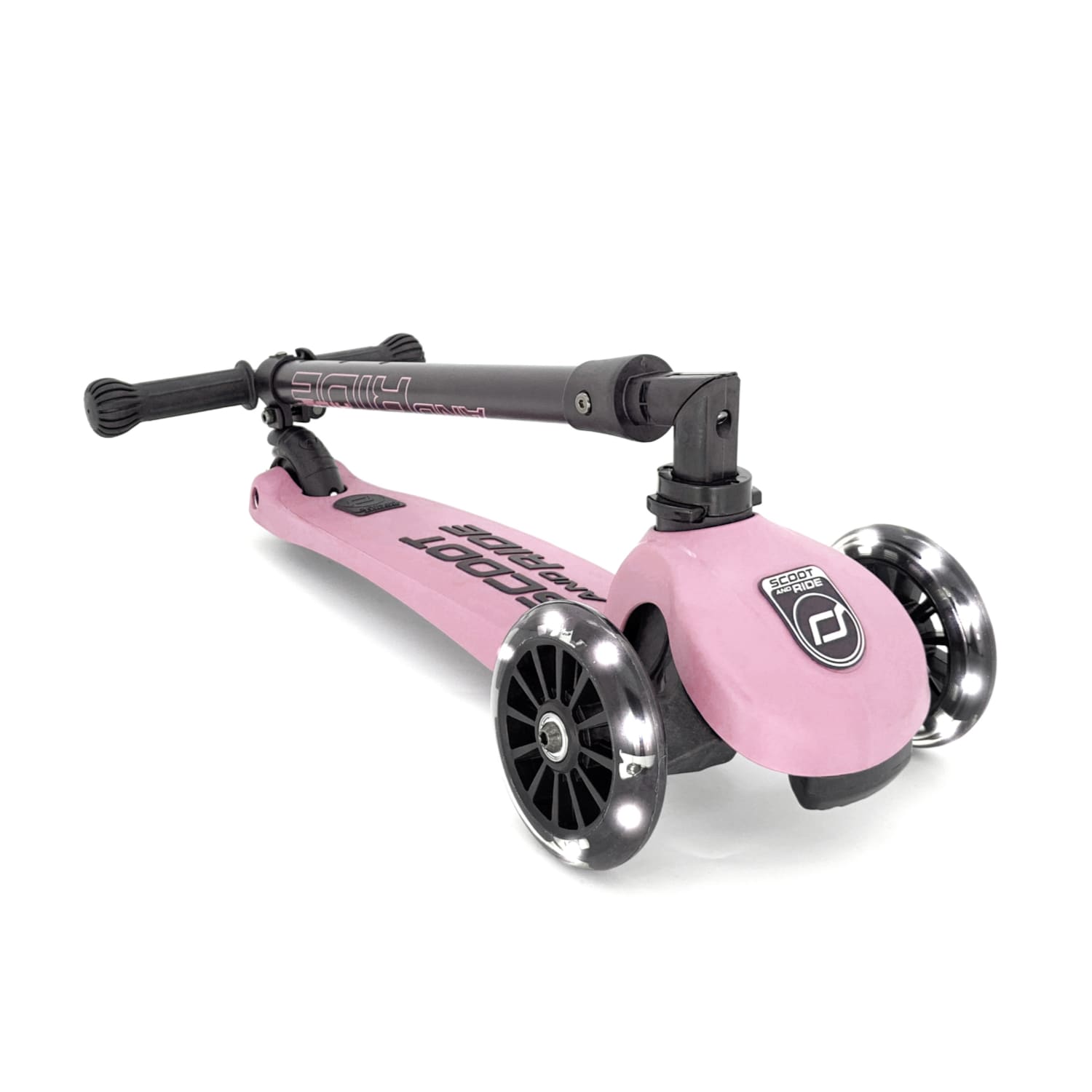Highwaykick 3 LED Folding Scooter, Pink