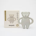 Organic Natural Rubber Teether, Moonie Gray