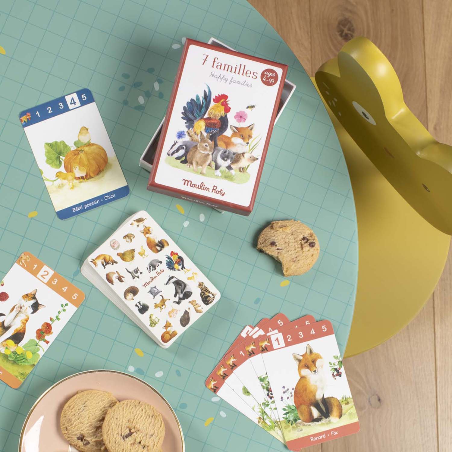 Gioco di carte delle 7 famiglie, Animali del giardino