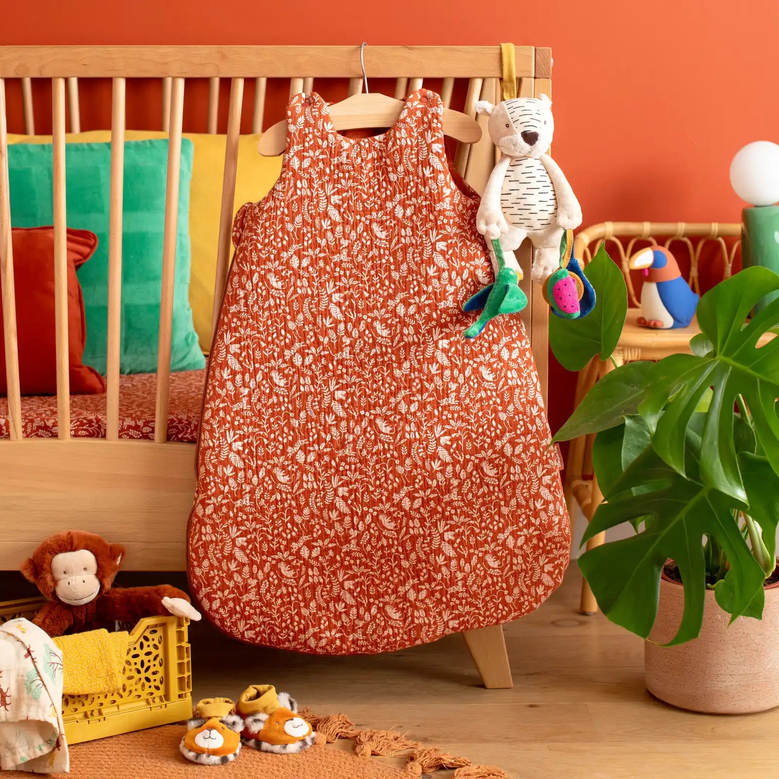 Lenzuolo con angoli 70x140 cm, La foresta Mawa