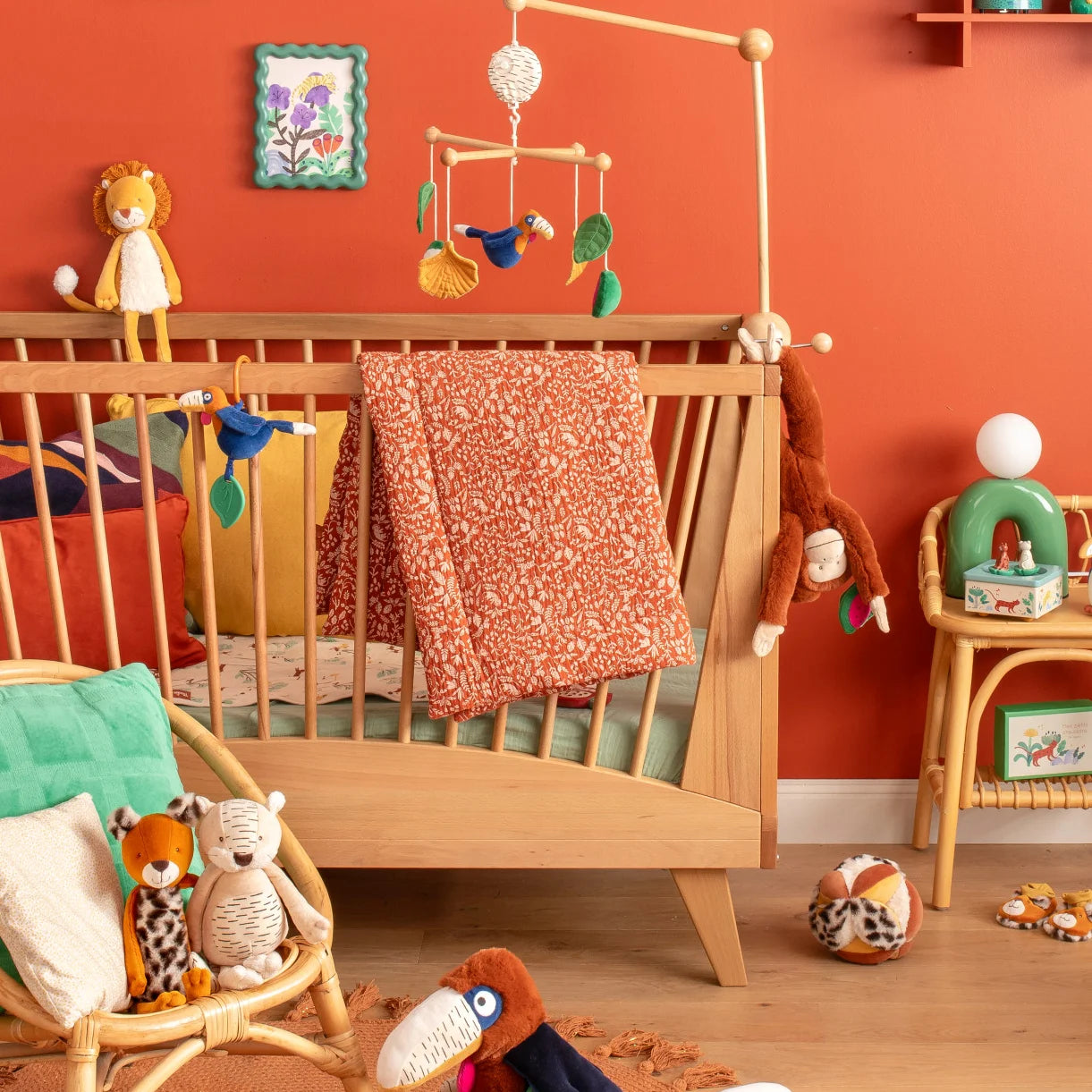 Trapunta invernale per bebè - 90x69 cm, La foresta Mawa