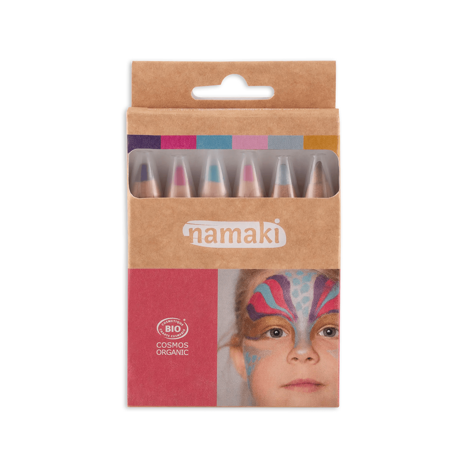 Matite bio face painting 6 colori, Mondi incantati