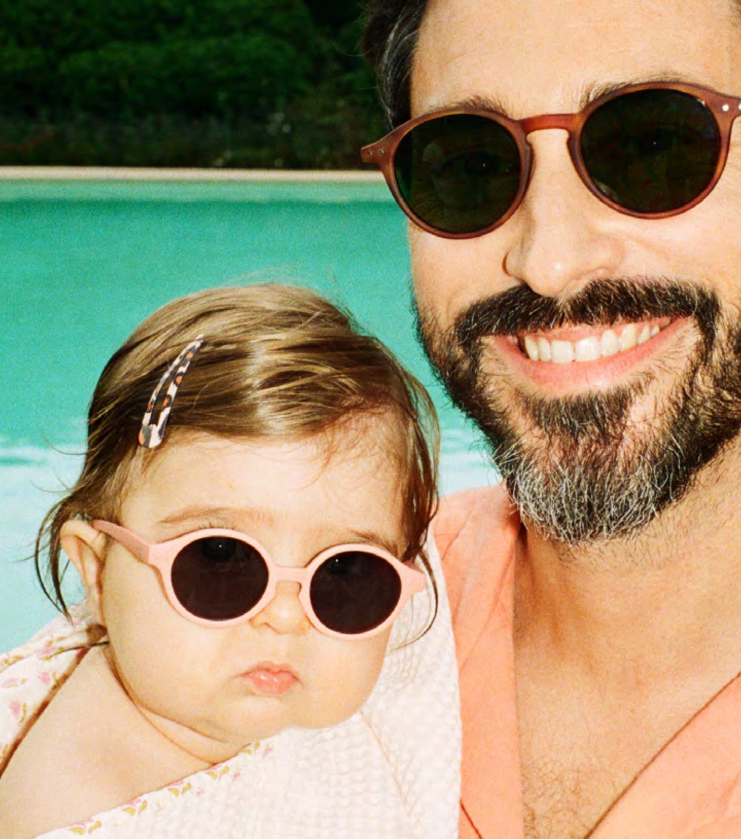 Polarized and flexible sunglasses 9-36 months, Iconic Apricot