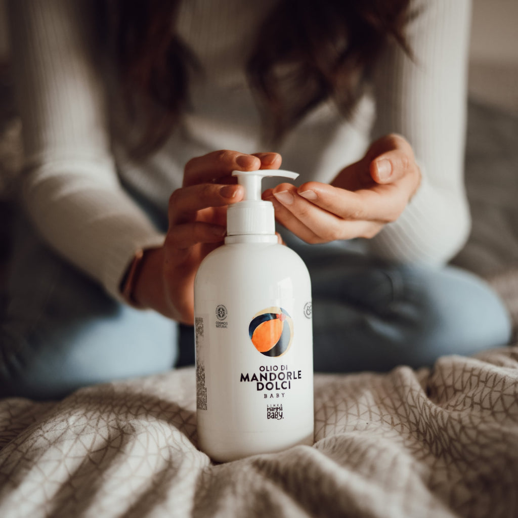 Olio di mandorle dolci, 500ml | Linea Mamma Baby - Made in Italy