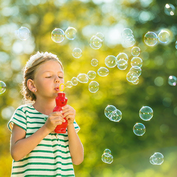 Orso magico delle bolle di sapone