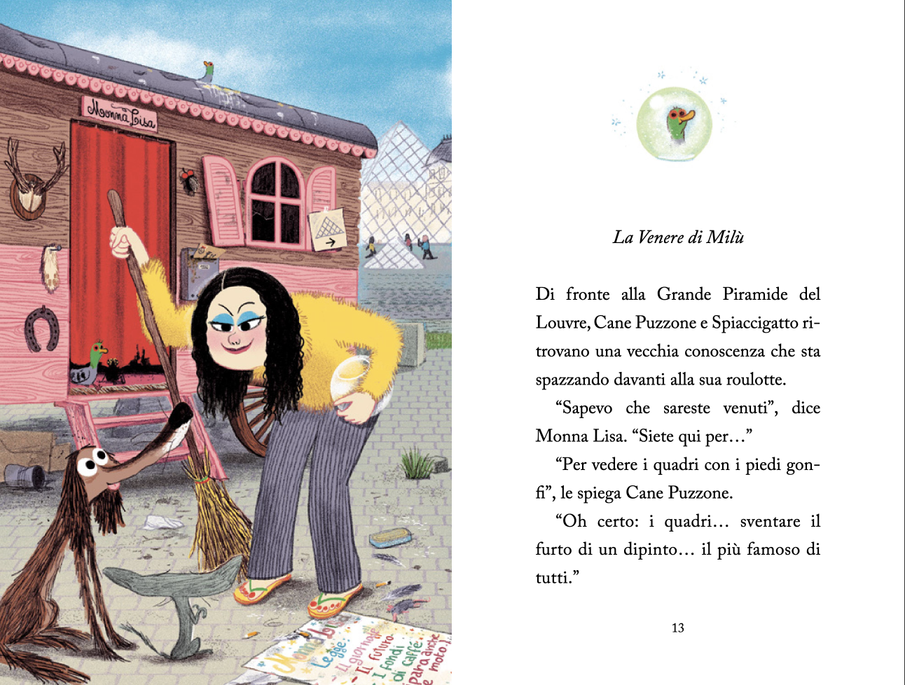 Libro Cane Puzzone va al museo