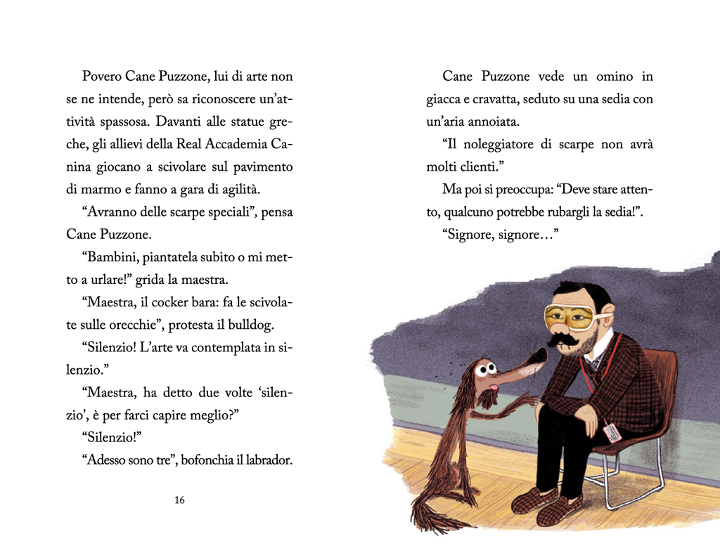 Libro Cane Puzzone va al museo