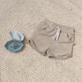 Organic cotton bamboo shorts, Sand