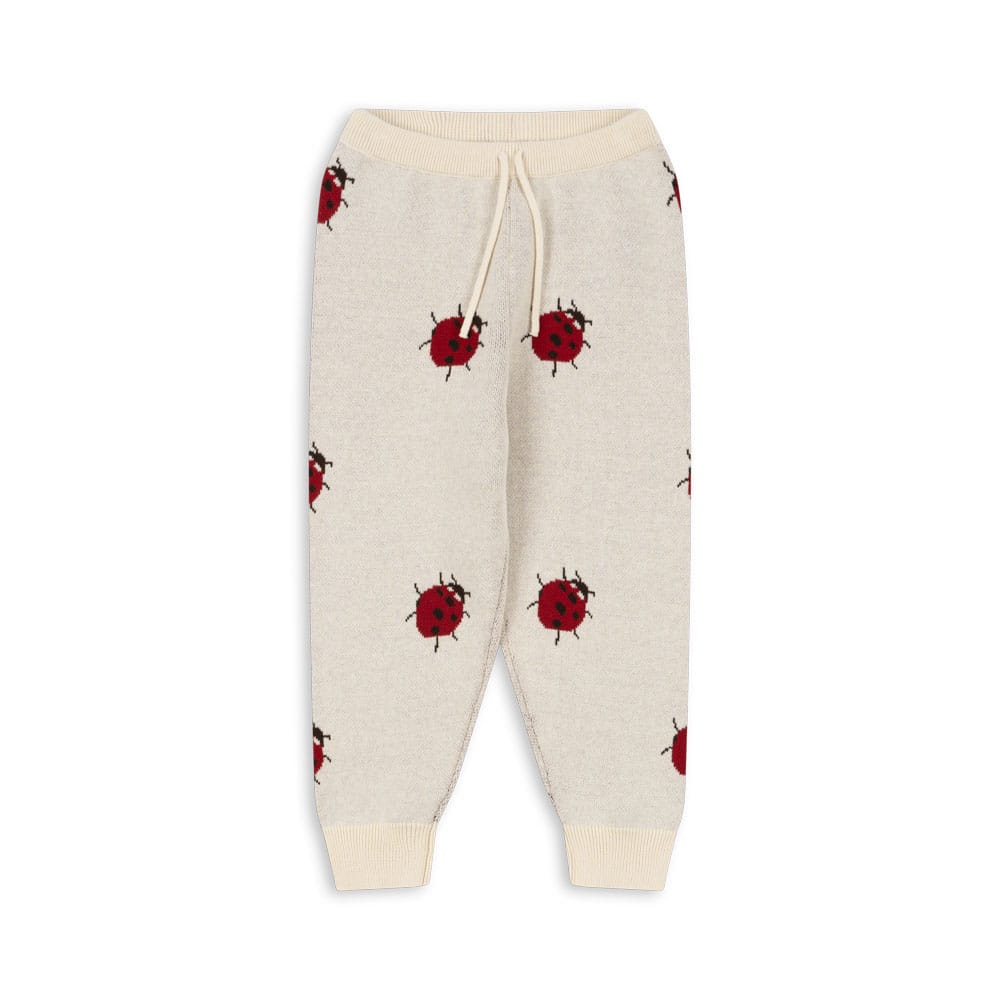 Pantaloni in maglia cotone bio, Coccinella