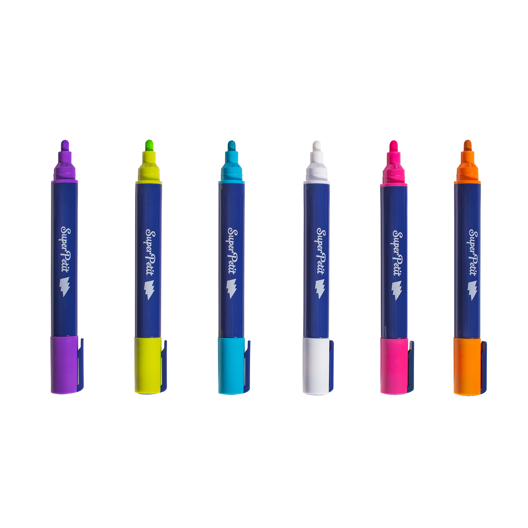 Set of 6 Erasable Glass and Mirror Markers