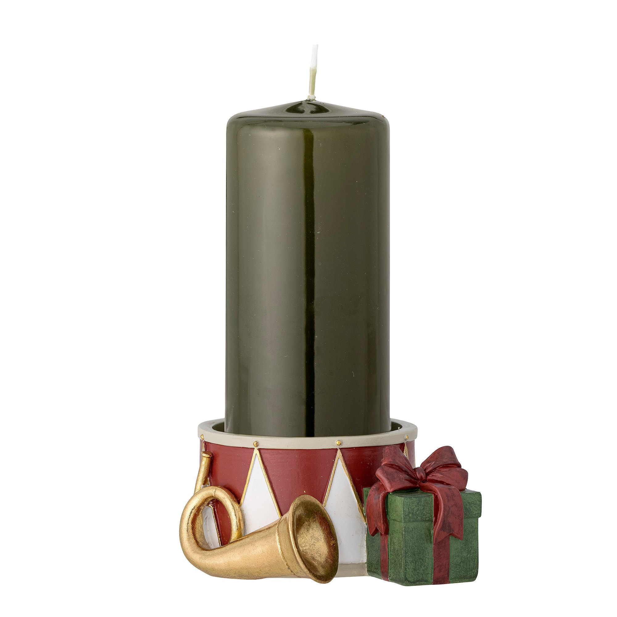 Christmas Candle Holder, Drum