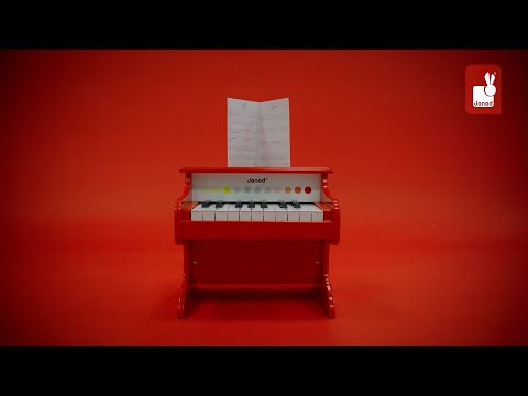 Il mio primo pianoforte elettronico in legno, Rosso