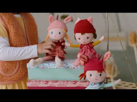 Cloth doll with box, Alice