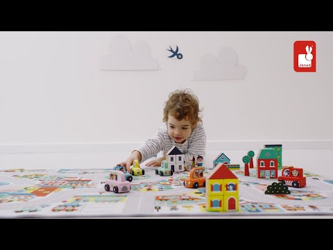 Tappeto da gioco con circuito Cross Roads – Città