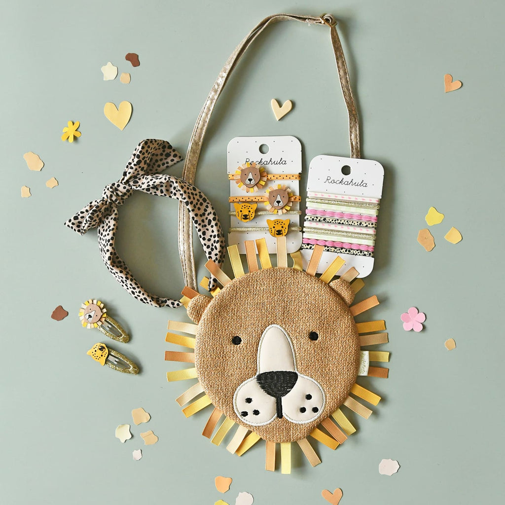 Lion and tiger hair ties