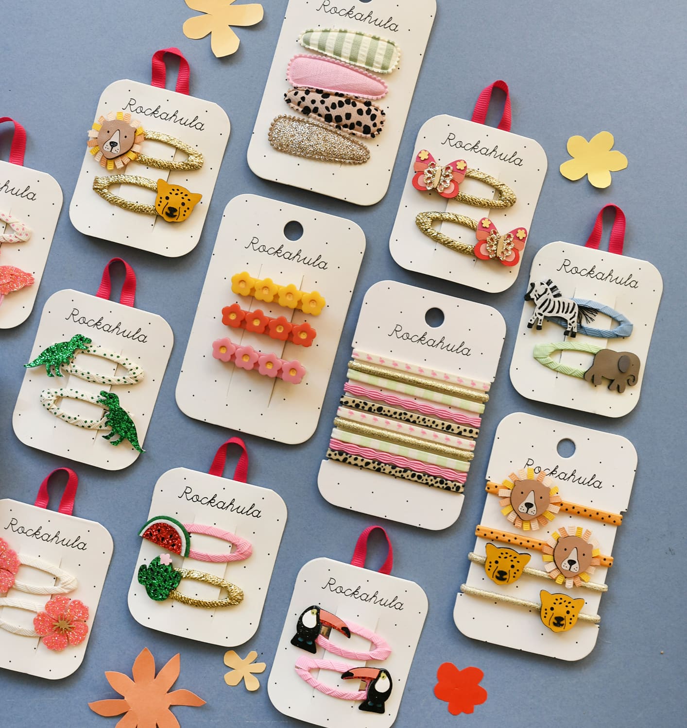 Lion and tiger hair clips