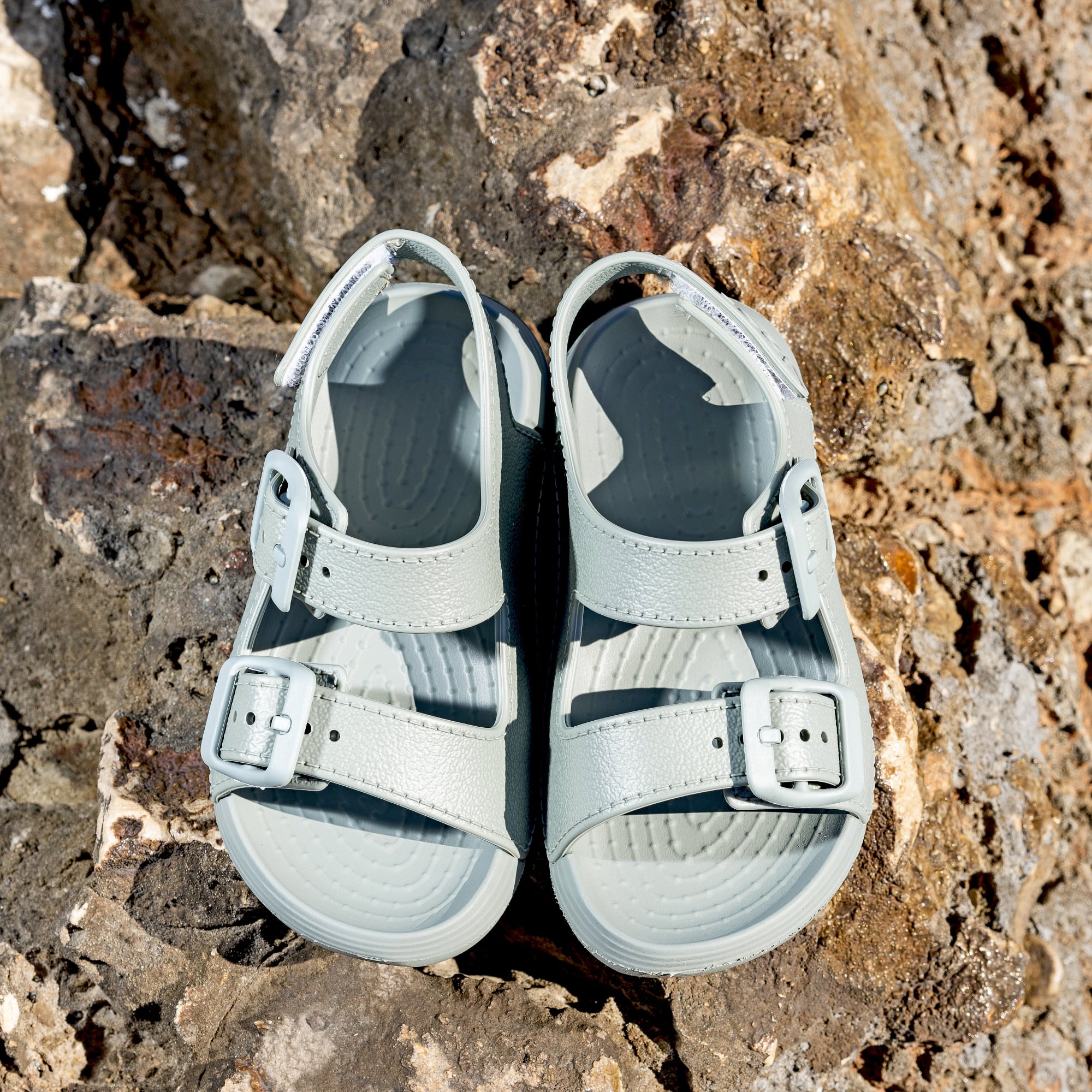 Lightweight and flexible sandals in soft rubber, Maui Ocean