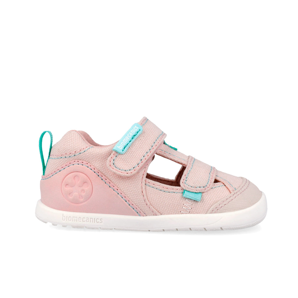 Canvas barefoot shoes with opening, Pink