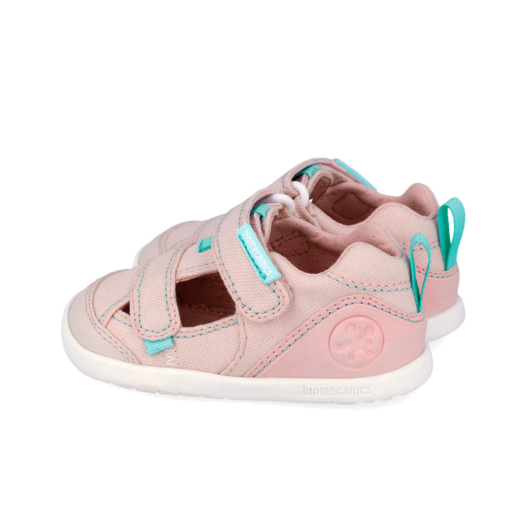 Canvas barefoot shoes with opening, Pink