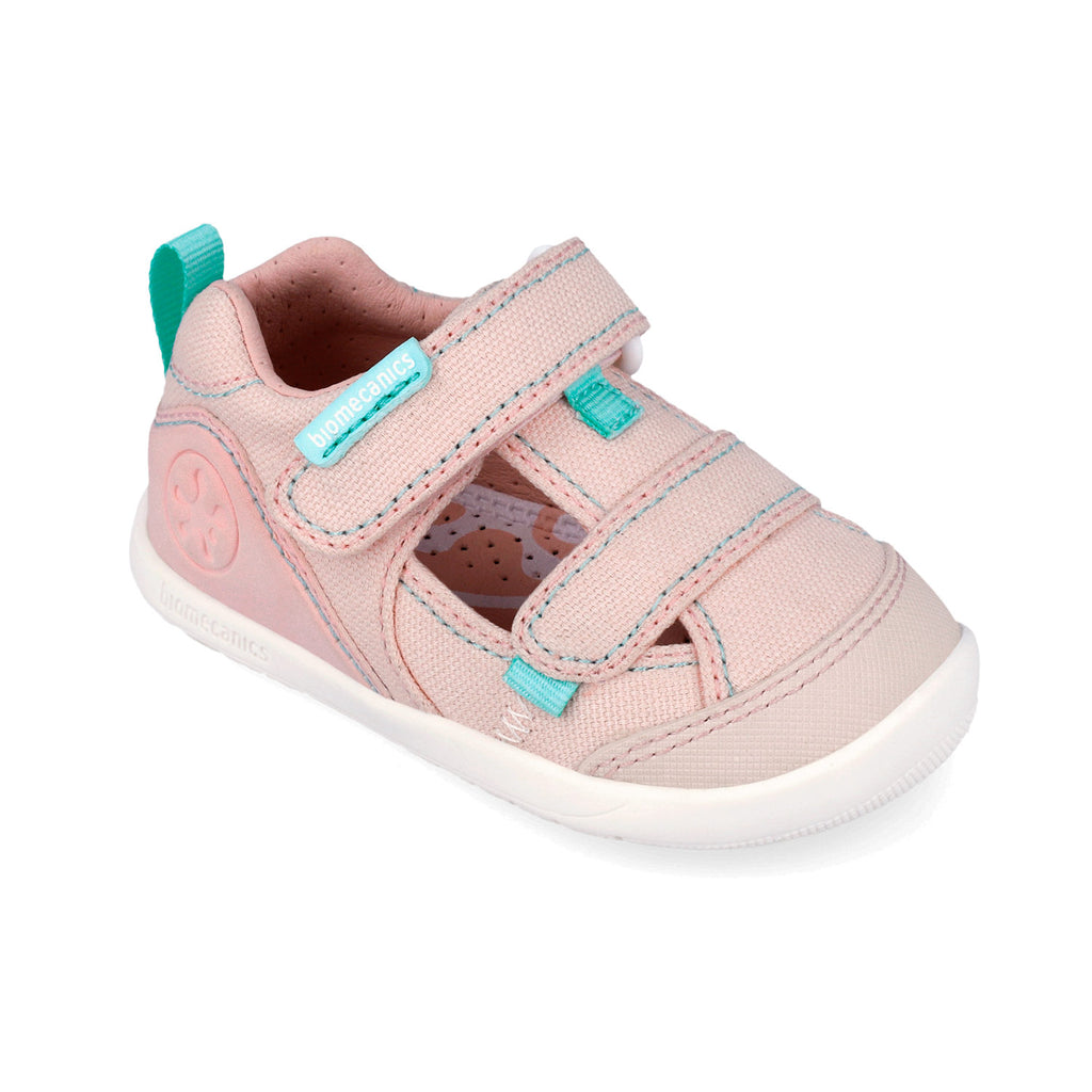 Canvas barefoot shoes with opening, Pink