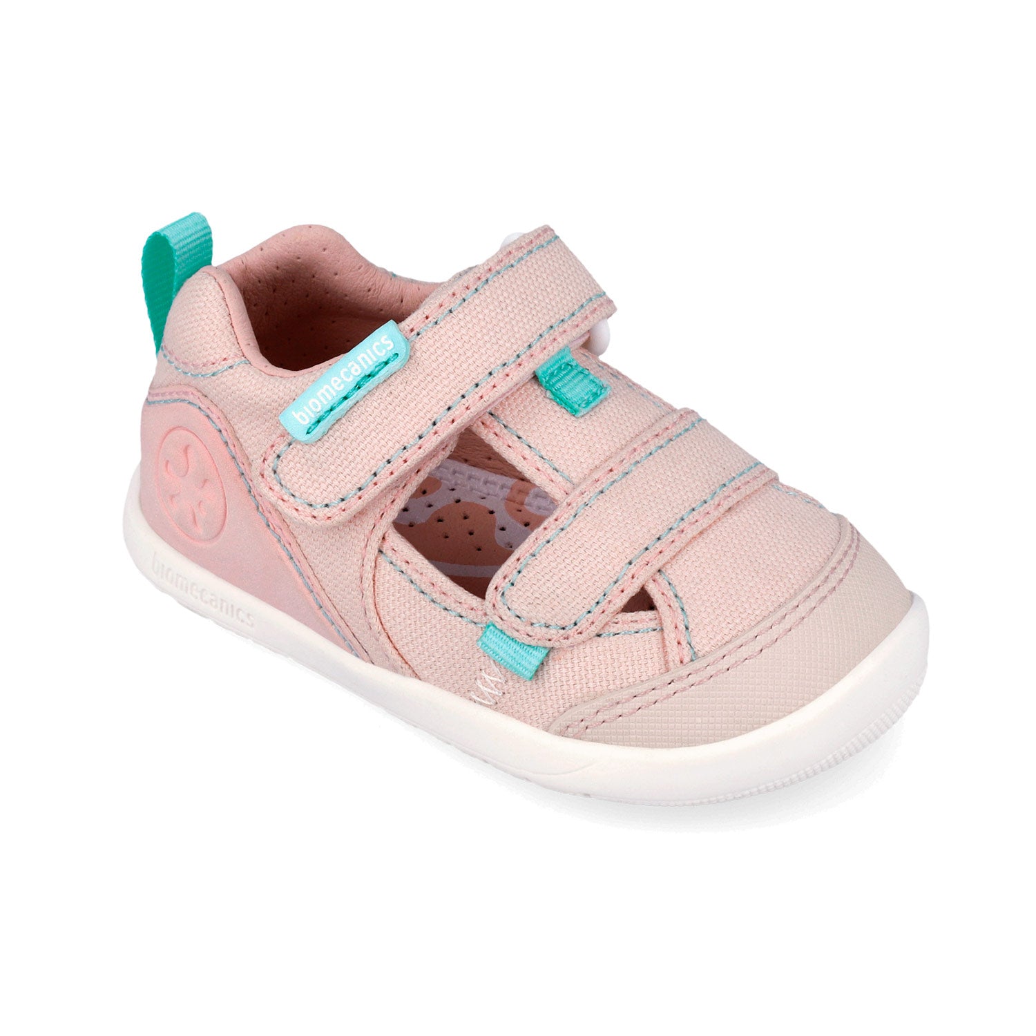 Scarpe aperte barefoot in canvas, Rosa