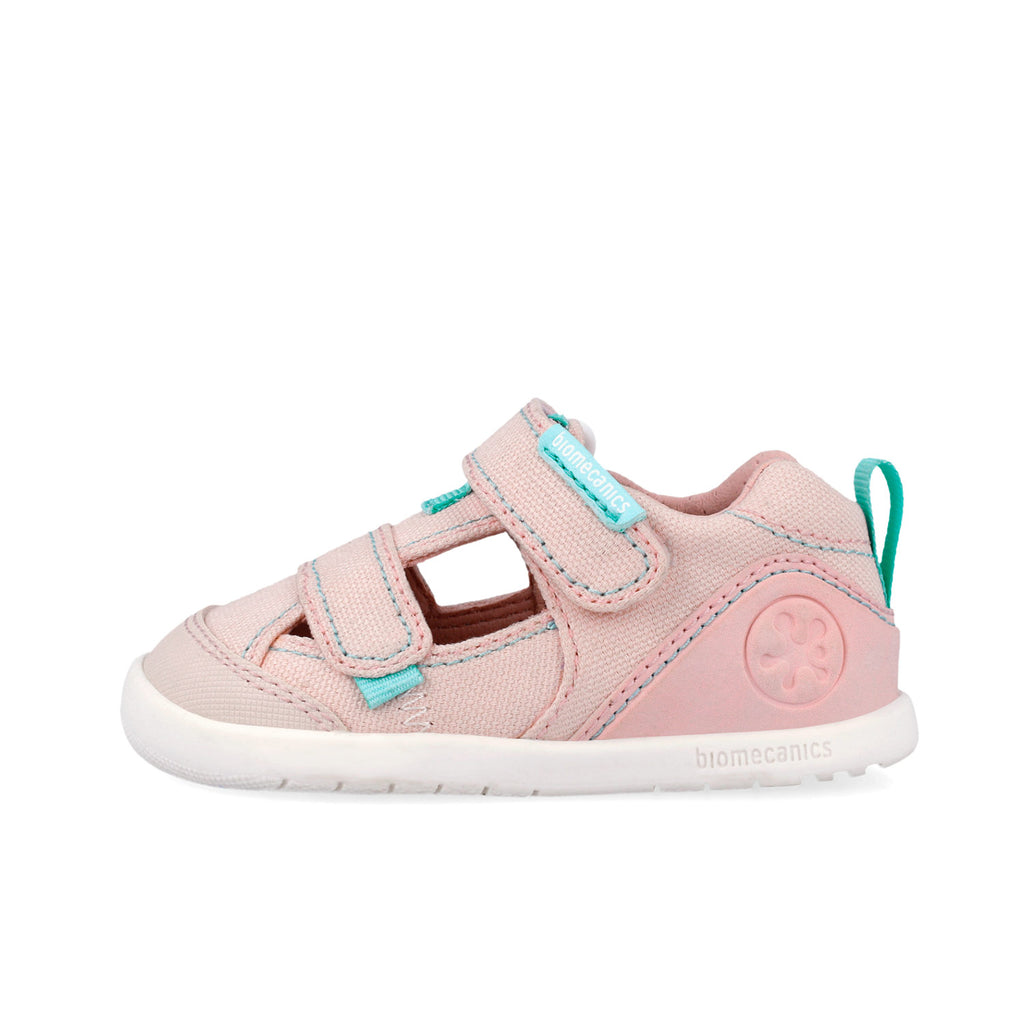 Canvas barefoot shoes with opening, Pink