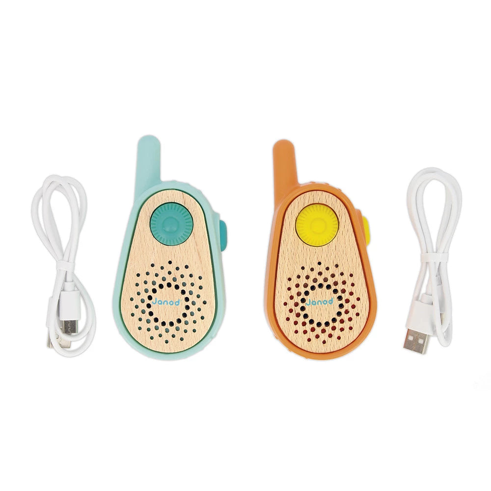 Rechargeable walkie-talkie set