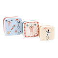 Lot de 3 boîtes alimentaires, Cirque