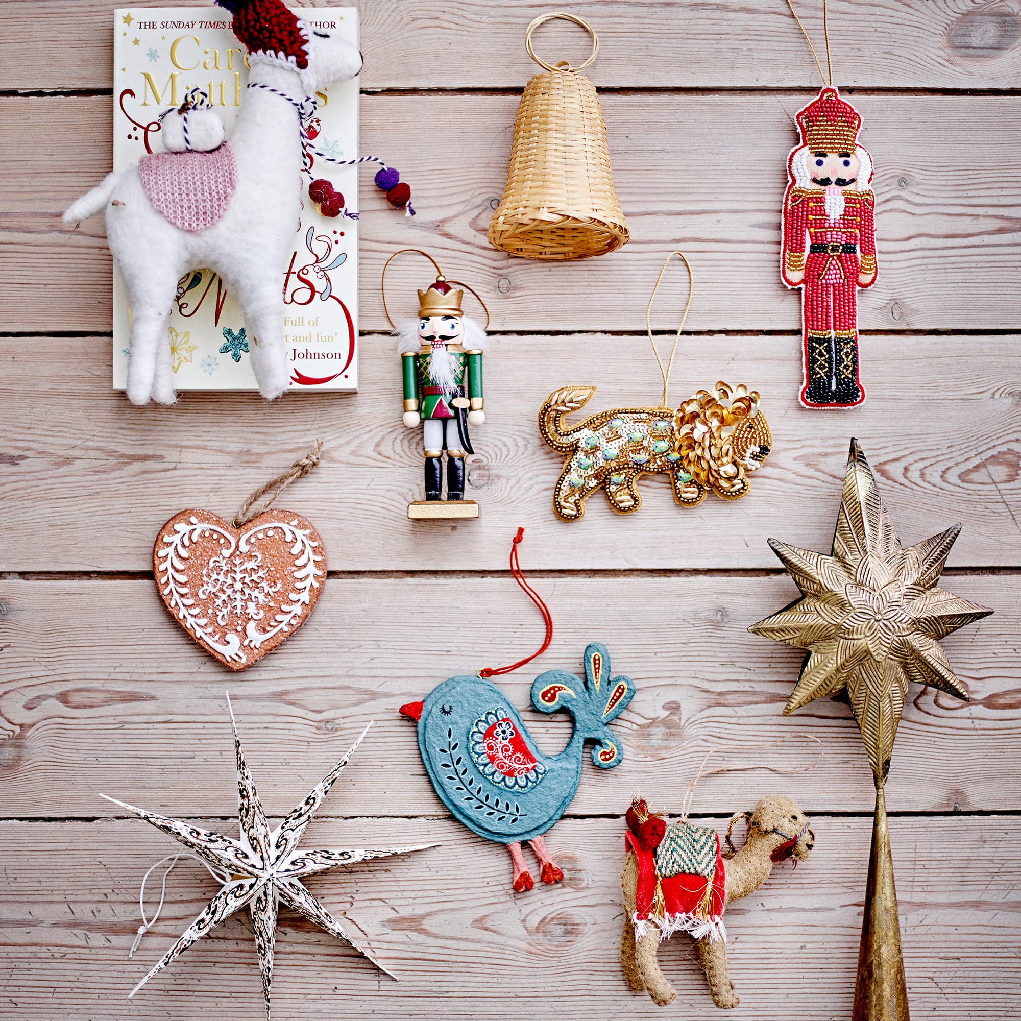 Wooden Christmas Ornaments, Nutcracker