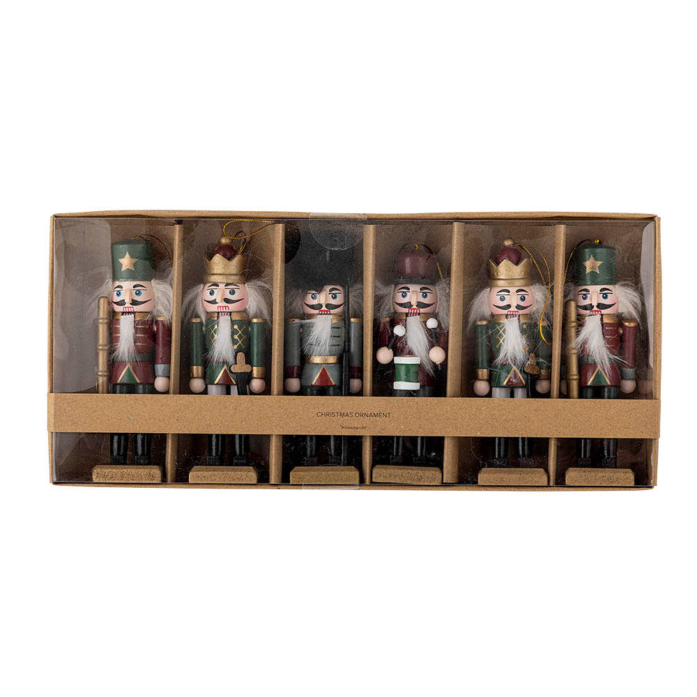 Wooden Christmas Ornaments, Nutcracker