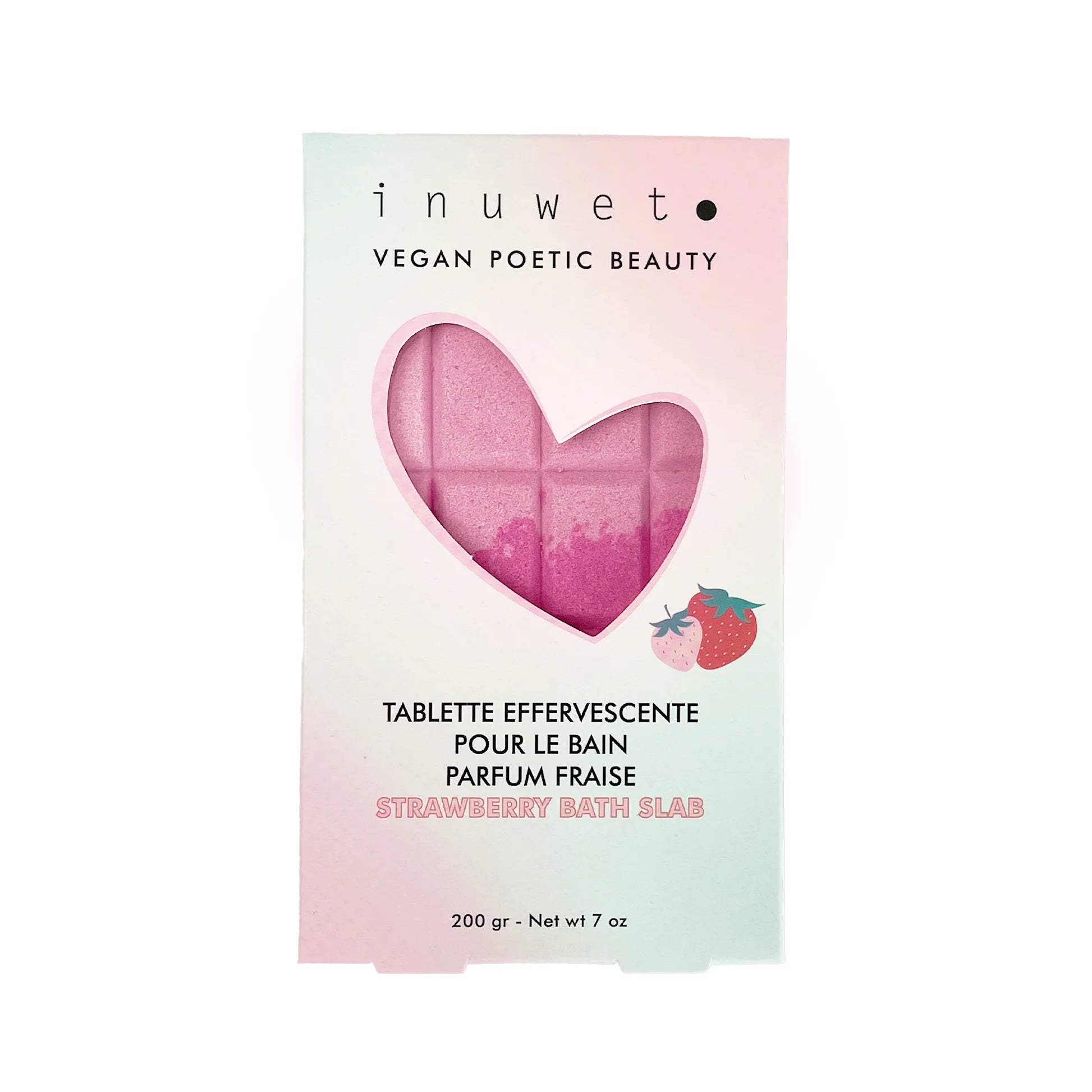 Tavoletta effervescente per il bagno Inuwet, Fragola