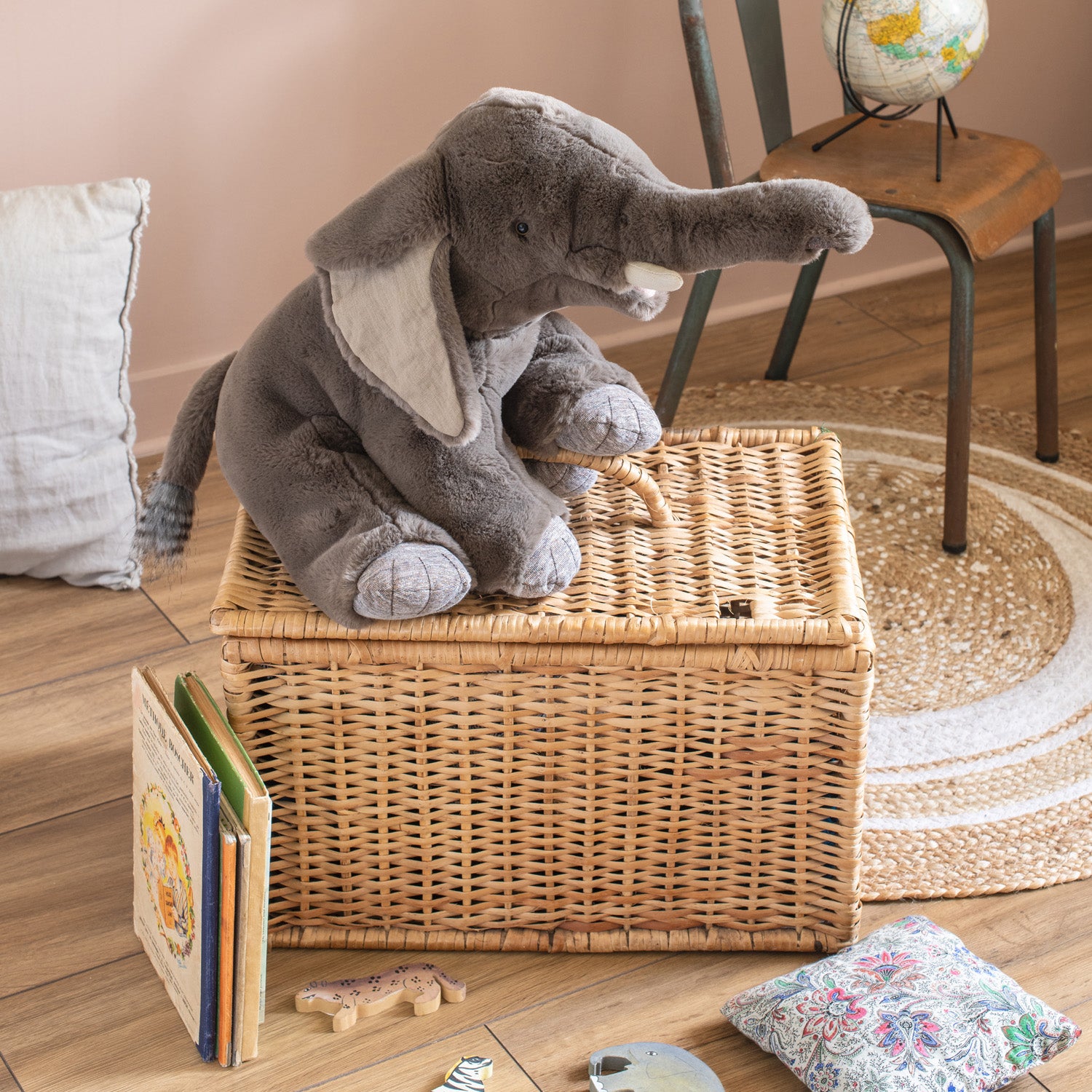 Large elephant plush