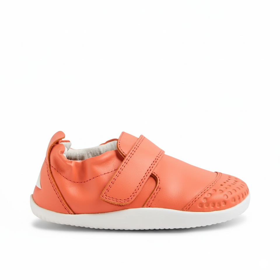 Leather first-step shoes, Xplorer Go Nasturtium