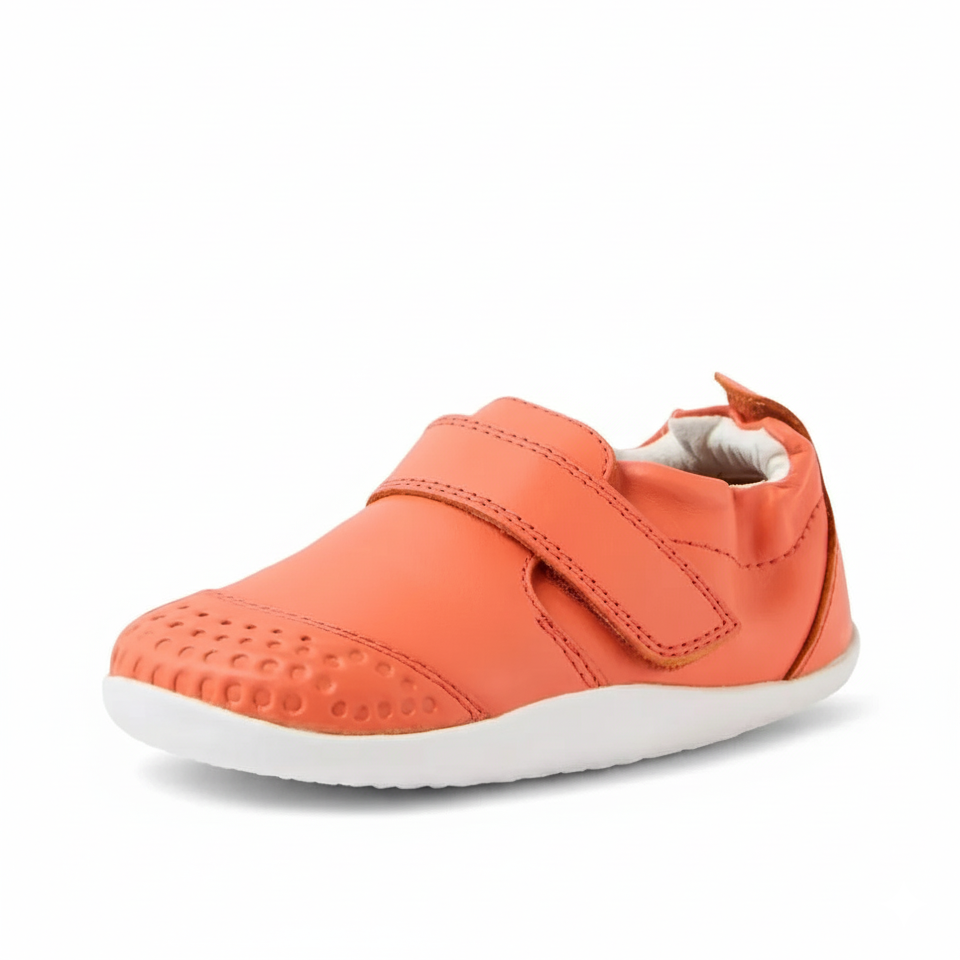 Leather first-step shoes, Xplorer Go Nasturtium