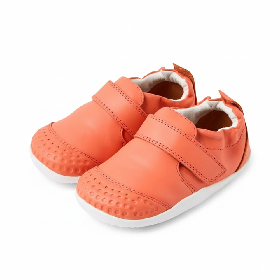 Leather first-step shoes, Xplorer Go Nasturtium