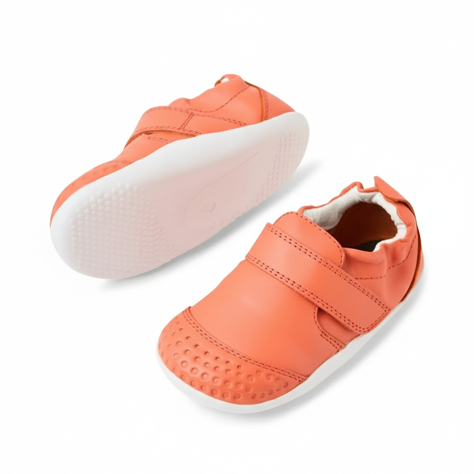Leather first-step shoes, Xplorer Go Nasturtium