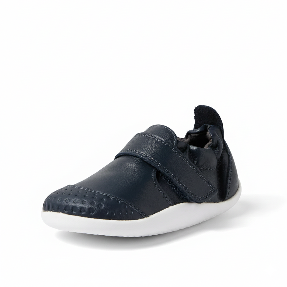 First step leather shoe, Xplorer Go Navy