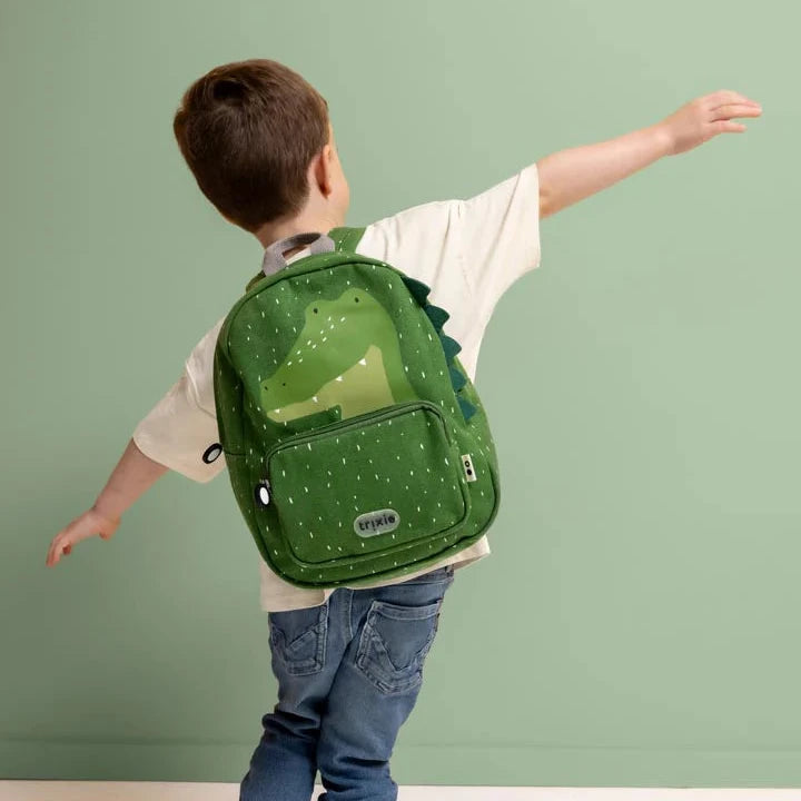 Zaino Coccodrillo grande idrorepellente, 3-5 anni