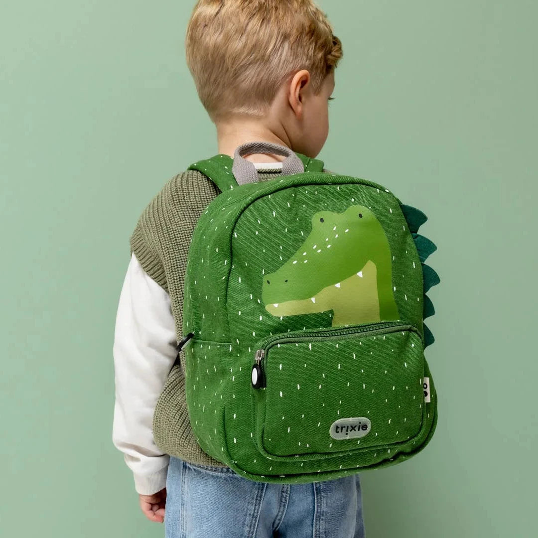 Zaino Coccodrillo grande idrorepellente, 3-5 anni