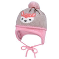 Cappello con Paraorecchie Misto Lana Foderato Cerbiatto Rosa | Maximo