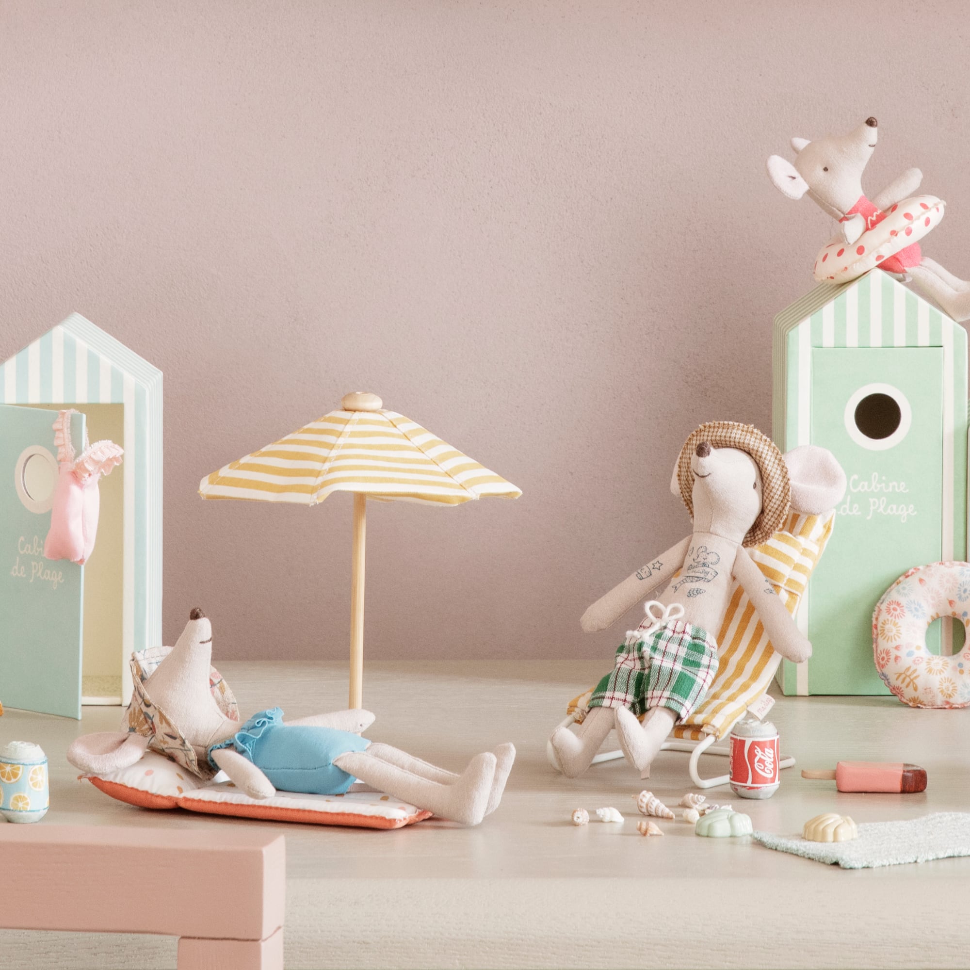 Maileg | Mini Materassino gonfiabile Pois, Air mattress Mouse