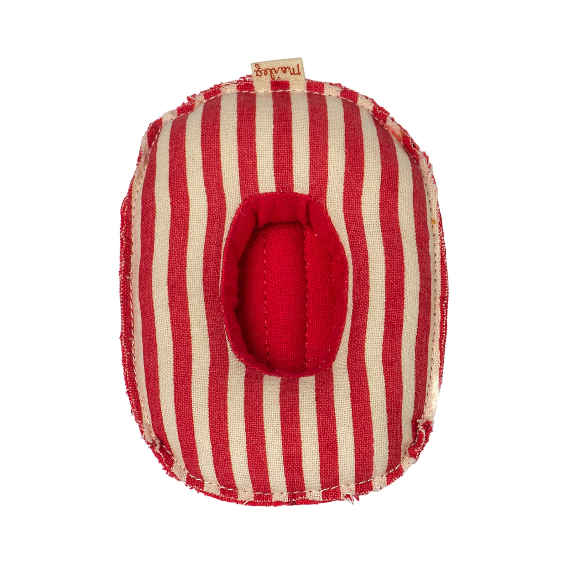 Maileg | Mini Gommone Righe, Rubber Boat Small Mouse Red Stripe