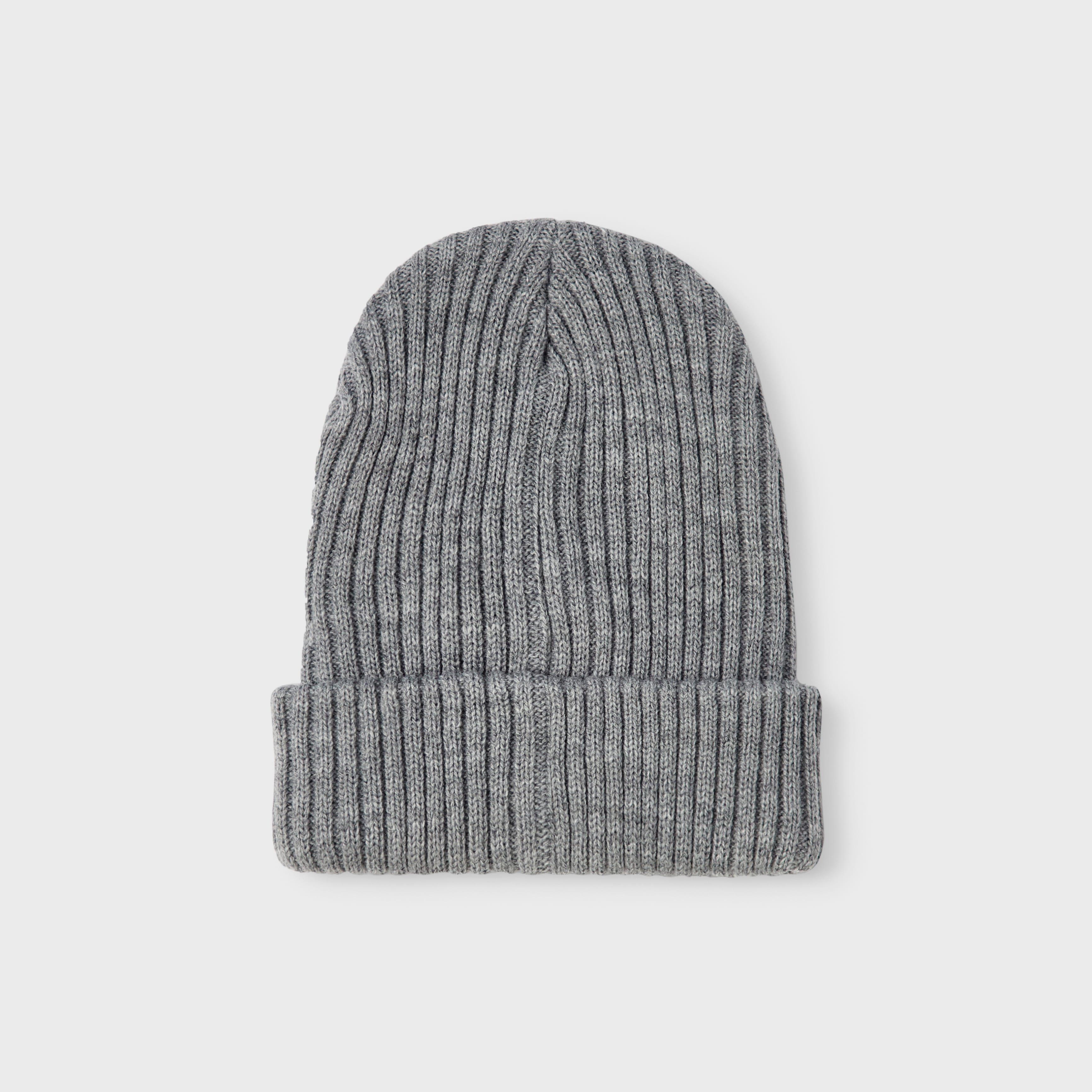 Berretto in maglia a coste grigio per bambini | 1 - 7 anni Name It