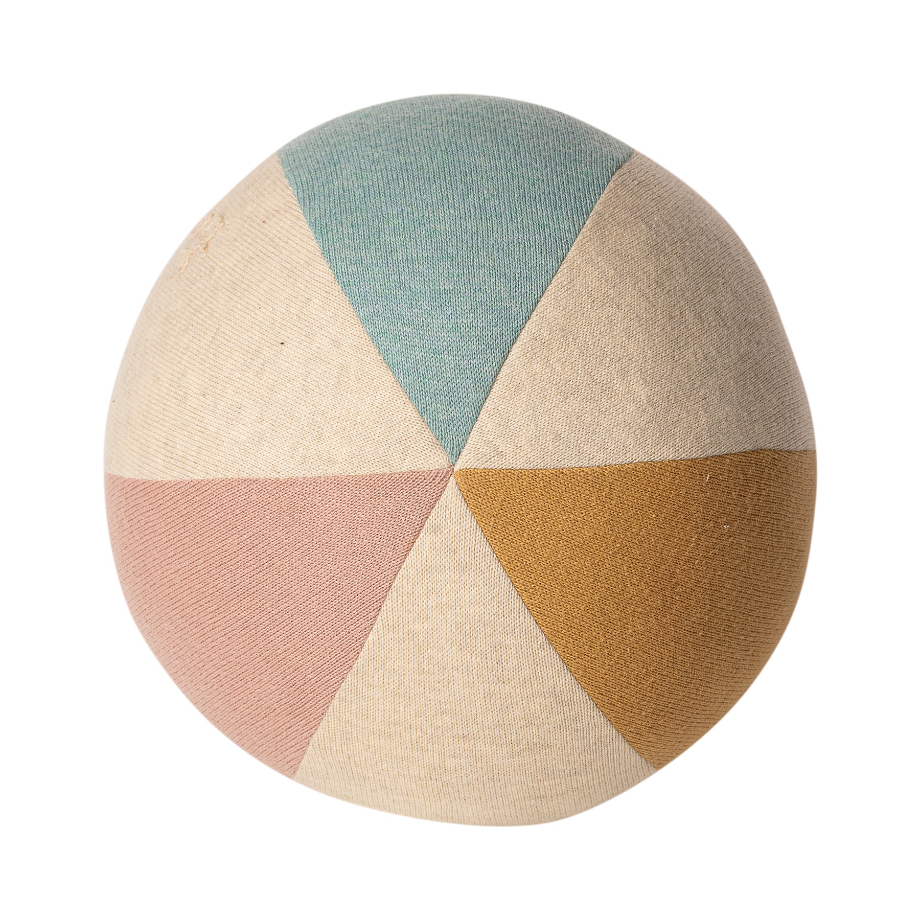 Maileg | Palla Morbida in cotone, Ball Light Blue/Rose Glitter