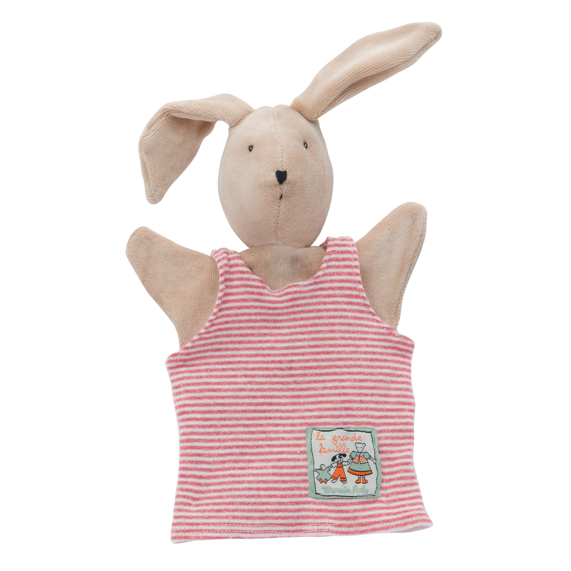 Marionetta Burattino Coniglio La Grande Famille | Moulin Roty 632164 Sylvain