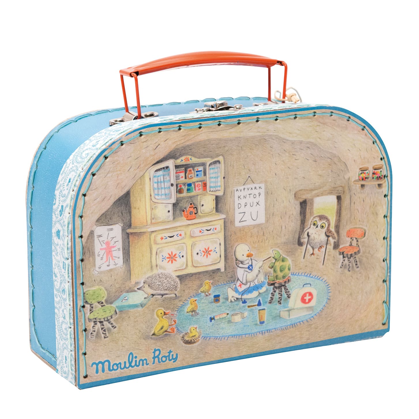 Moulin Roty | Valigetta Dottore in Legno La Grande Famille Famiglia